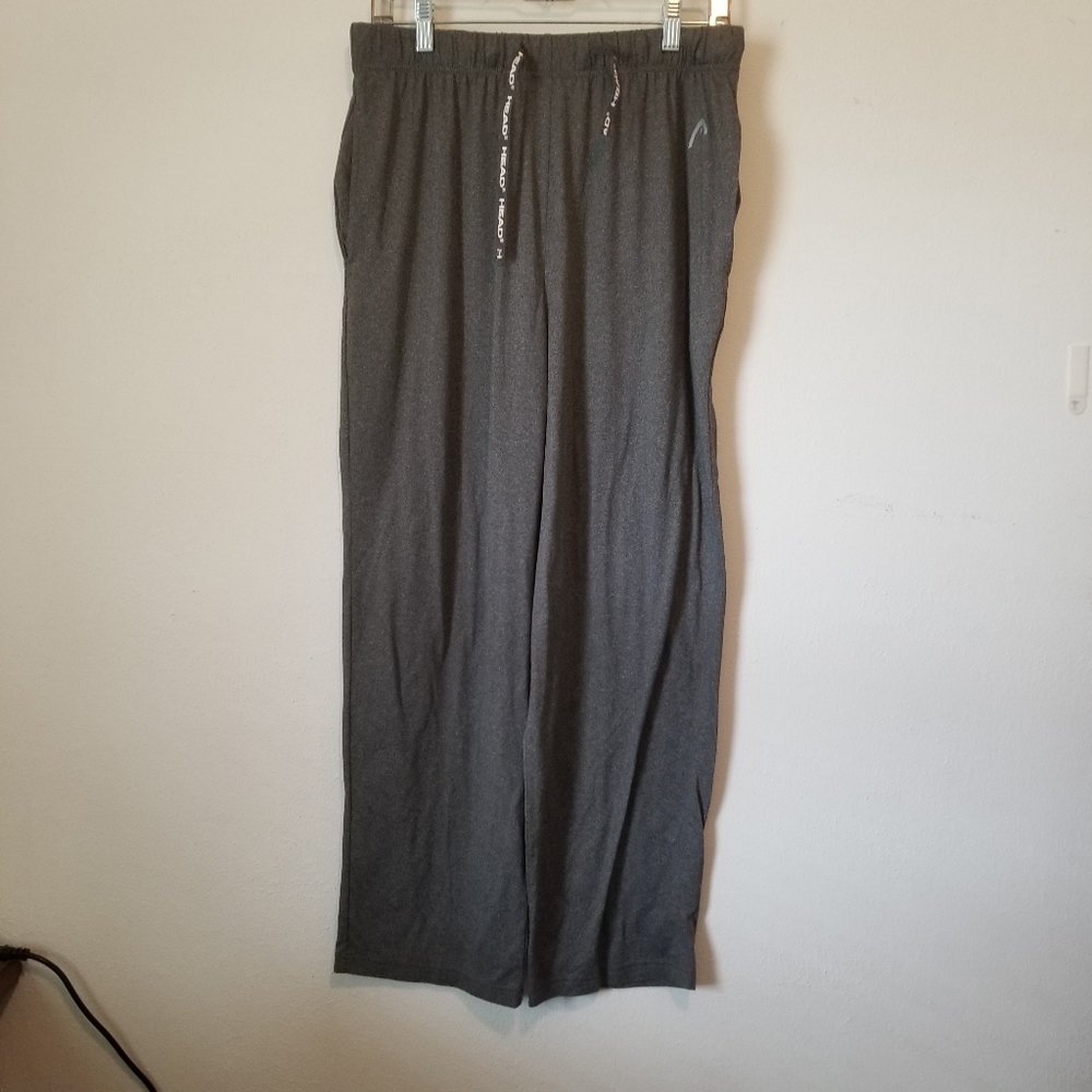 Head brand wide leg drawstring lounge pants